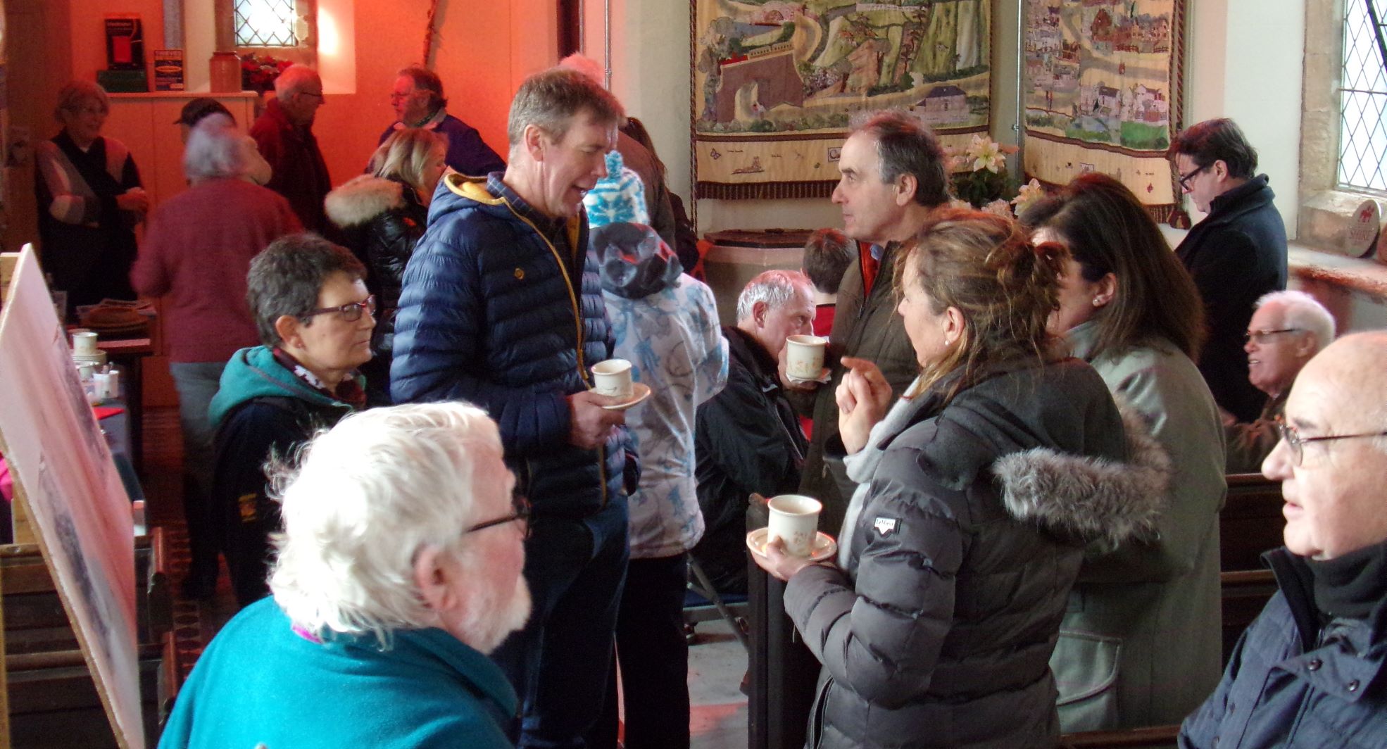 Tea and cakes in the Community Hub